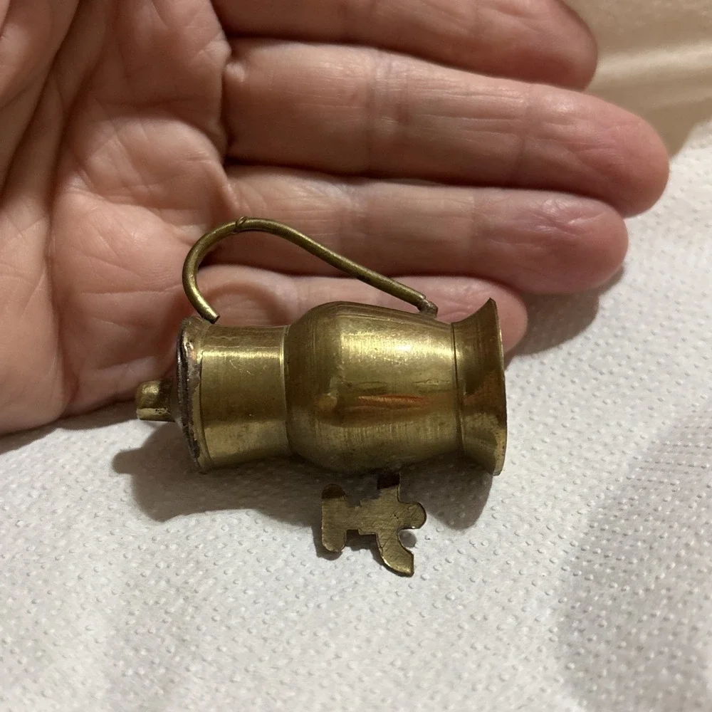 Miniature Brass Samovar Vintage